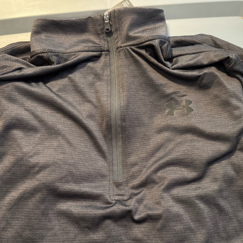 Under Armour Charcoal Quarter-Zip Pullover NWT Size S